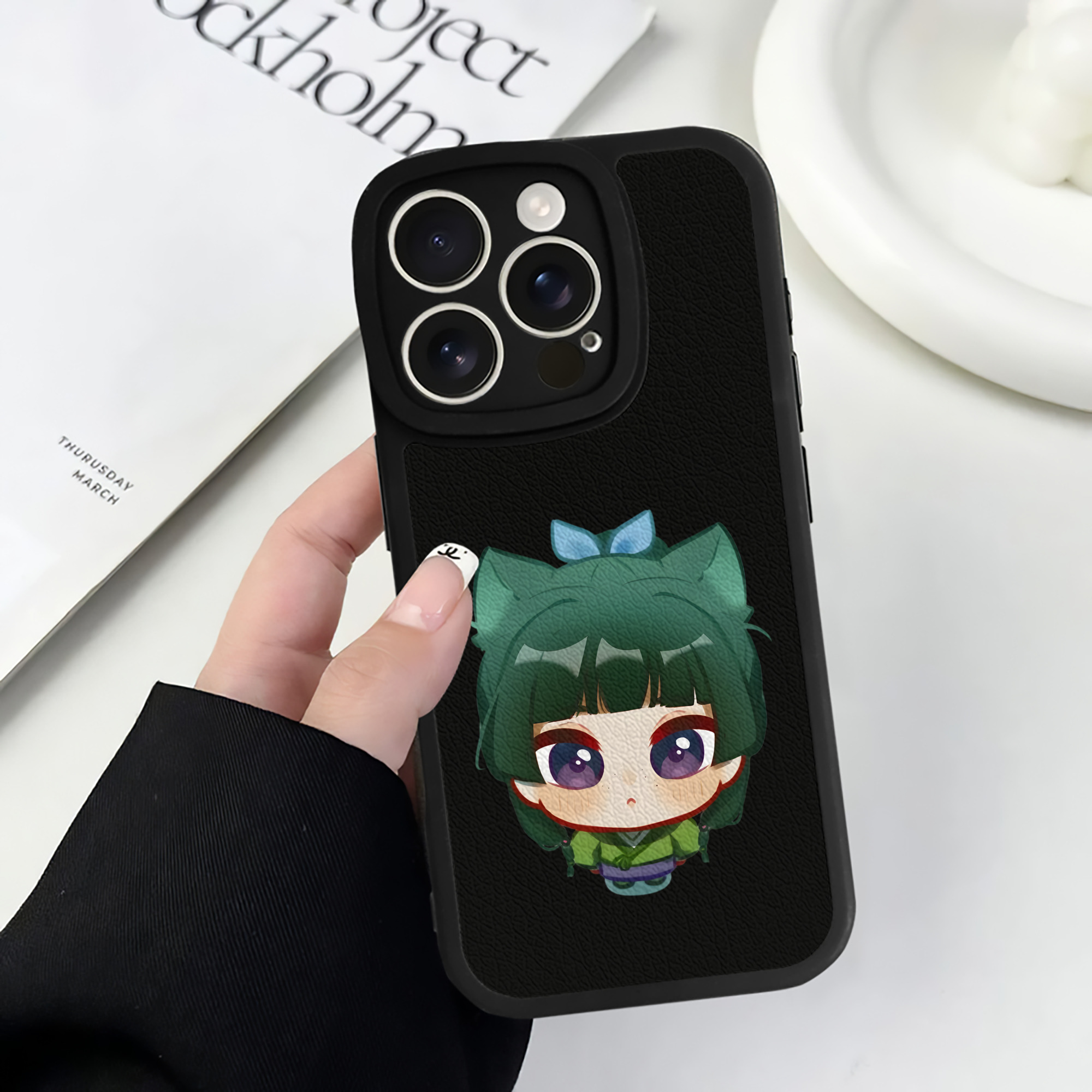 薬屋のひとりごと The Apothecary Diaries 【iPhone 16シリーズ対応】シリコンスマホケース（レザー調） 材質：シリコン